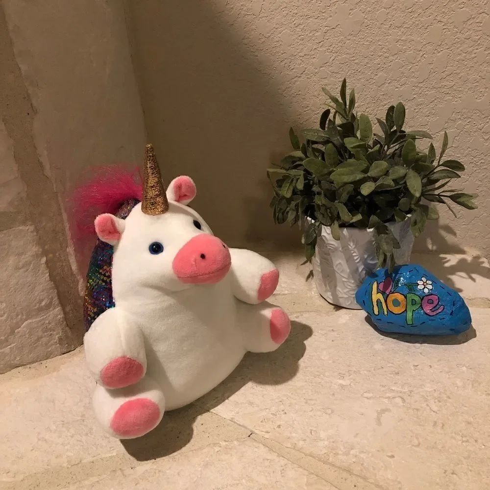 Creativity for Kids Sparkles The Unicorn weighted Plush Toy